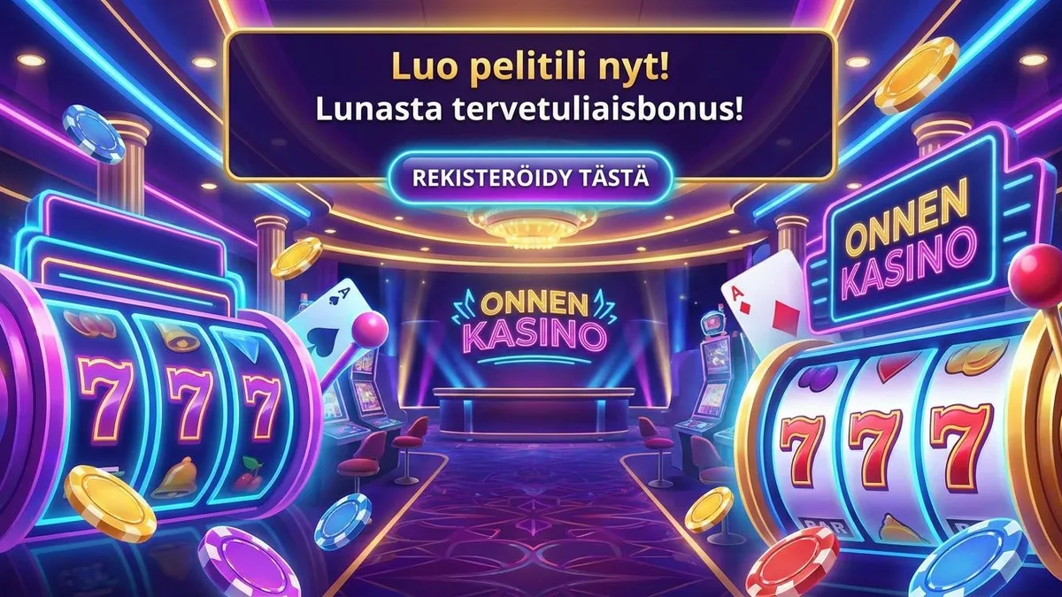 Rekisteröidy bonuksen kanssa